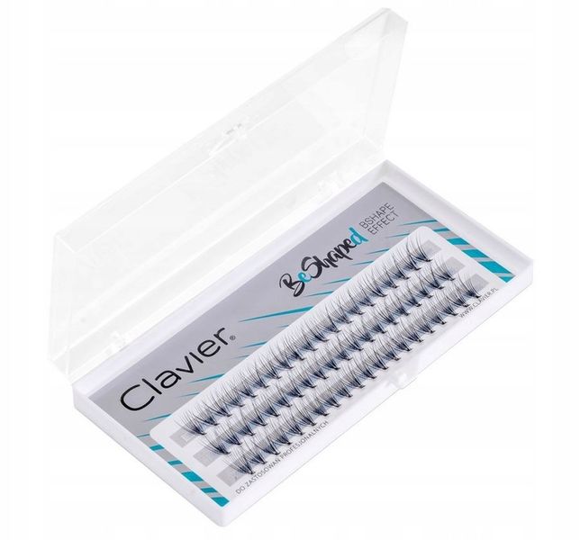 Kępki Rzęs CLAVIER BeShaped 14mm – skręt B zdjęcie 4