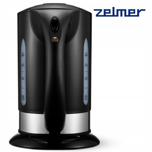 CZAJNIK ELEKTRYCZNY ZELMER BEZPRZEWODOWY STAL NIERDZEWNA DUŻY 1,7L 2200W na Arena.pl