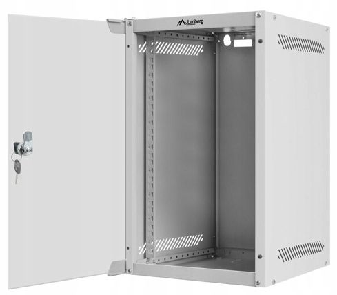 9U Szafa RACK wisząca 10" szary Lanberg zdjęcie 4