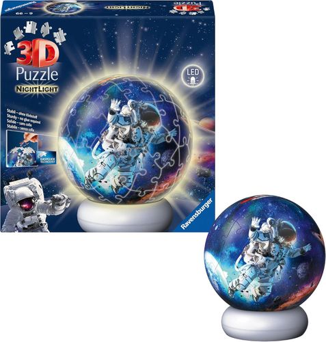 Puzzle 3D NightLight Astronauts in Space na Arena.pl