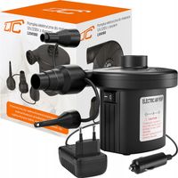 POMPKA ELEKTRYCZNA DO MATERACA BASENU 12V 230V 2w1