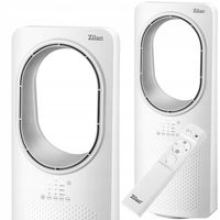 WENTYLATOR KOLUMNOWY BEZŁOPATKOWY BIAŁY CICHY PANEL DOTYKOWY + PILOT 50W