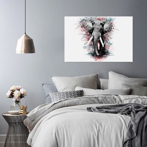Obraz na płótnie - Canvas, Słoń 2 80x60 na Arena.pl
