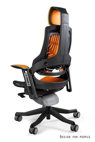 FOTEL OBROTOWY WAU CZARNY ELASTOMER MANGO na Arena.pl