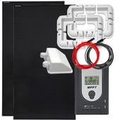 ZESTAW FOTOWOLTAICZNY 300W MPPT SOLARNY Z UCHWYTAMI DO MONTAŻU
