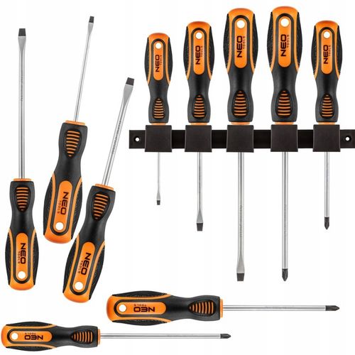 NEO KOMPLET WKRĘTAKÓW ŚRUBOKRĘTÓW ZESTAW 5 SZTUK MAGNES + UCHWYT 04-192 na Arena.pl