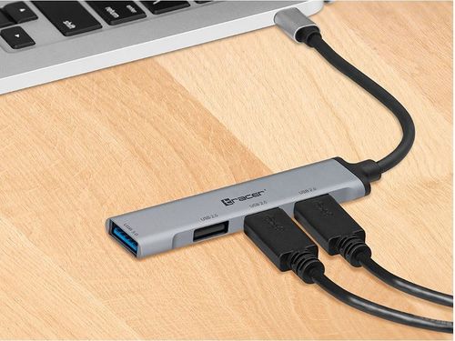 HUB USB 3.0 Tracer H40, 4 ports, USB-C na Arena.pl