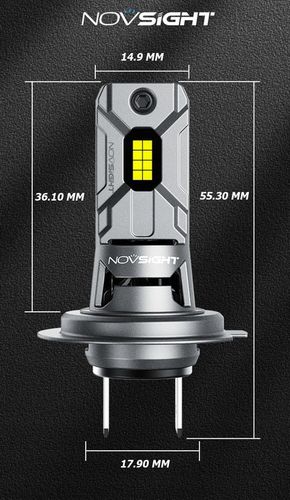 ORYGINAŁ NOVSIGHT ŻARÓWKI LED H7 +600% 6500K BARDZO MOCNE 1:1 BRAK BŁĘDÓW na Arena.pl