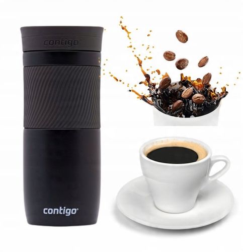 KUBEK TERMICZNY CONTIGO BYRON 470ML CZARNY - BLOKADA POKRYWY - BEZ BPA na Arena.pl