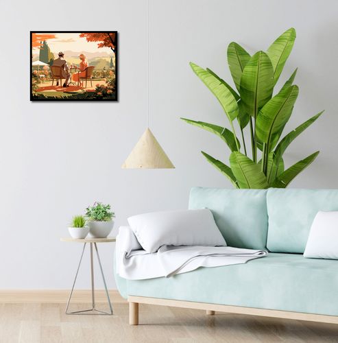 Plakat 50x40cm Retro Randka na Arena.pl