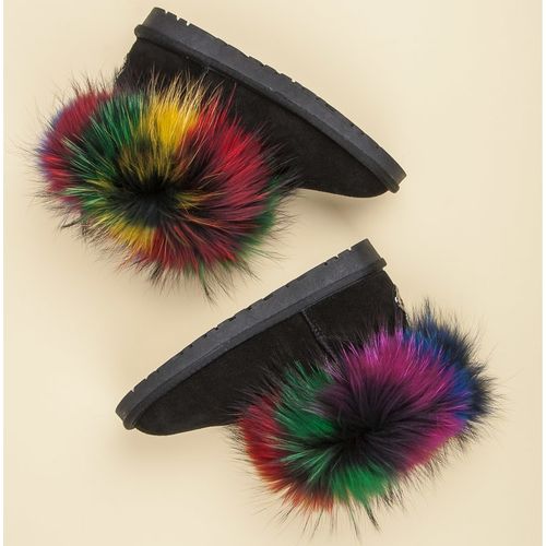 Skórzane mukluki multicolor r.37 na Arena.pl
