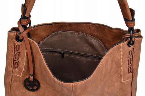 TOMMASINI TOREBKA damska WOREK na ramię pasek czarny na Arena.pl