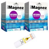 ProMagnez 2 x 30 saszetek zawierających magnez do rozpuszczania w wodzie + pomadka arganowa
