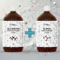 Zestaw Gliceryna VG 99,5% + Glikol PG 99,9% 1L + 1L