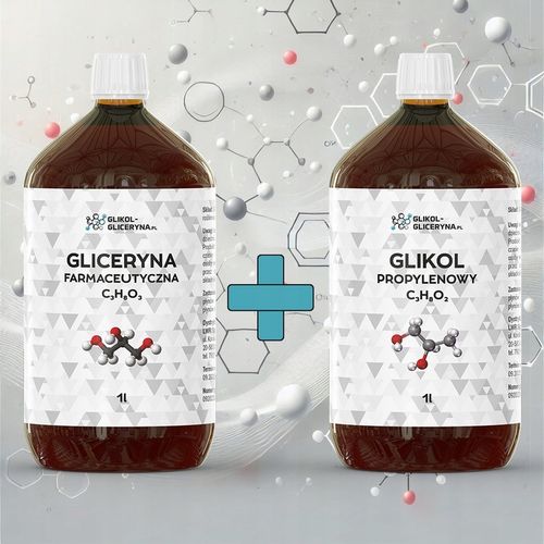 Zestaw Gliceryna VG 99,5% + Glikol PG 99,9% 1L + 1L na Arena.pl