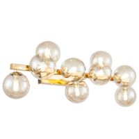 Kinkiet LAMPA ścienna DALLAS MOD547WL-09G Maytoni modernistyczna OPRAWA szklane kule balls złote