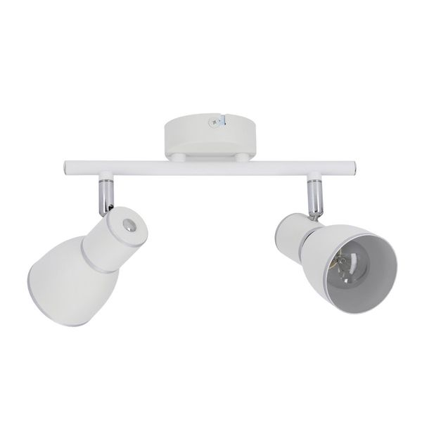 Fido listwa 2x40W E14 biały+chrom zdjęcie 5