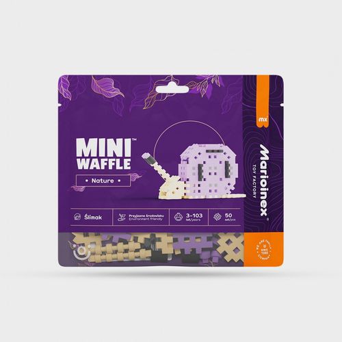 Klocki Mini Waffle Nature - Ślimak 50 Elementów na Arena.pl