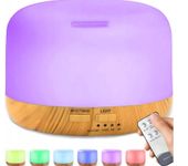 NAWILŻACZ POWIETRZA AROMATERAPIA ZE ŚWIATŁEM LED 300ML DYFUZOR AROMATU