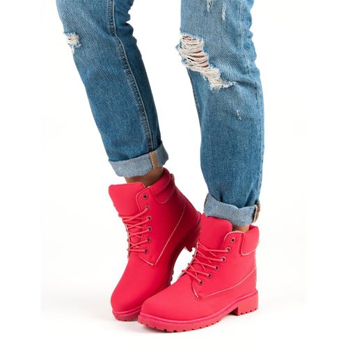 Czerwone traperki r.38 na Arena.pl