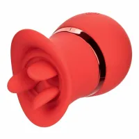 calexotics french kiss suck & play - zestaw z 2 końcowkami, silikon, usb