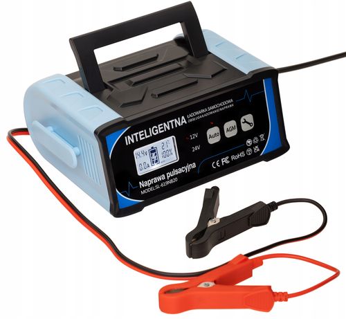 Prostownik Samochodowy do Akumulatorów 24V 12V 11A AGM START-STOP na Arena.pl