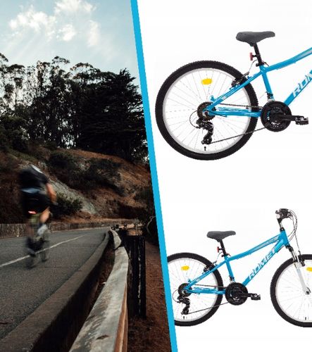 ROWER GÓRSKI MTB ROMET JOLENE 24" SHIMANO OŚWIETLENIE STOPKA GRATIS na Arena.pl