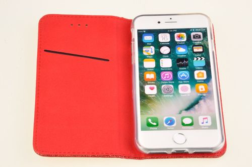 Etui Smart Brokat do APPLE iPhone 7 / 8 czerwony na Arena.pl