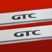 Listwa progowa OPEL ASTRA MK6/J/IV GTC Stal nierdzewna 304 mat 2szt