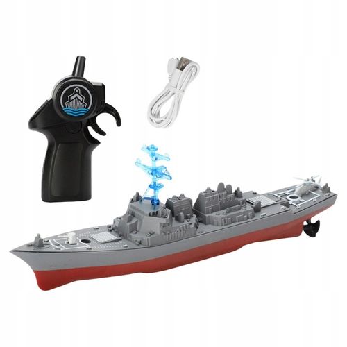 Przypomnienie o niskim stanie baterii łodzi zdalnie sterowanej, ładowalnej, na Arena.pl