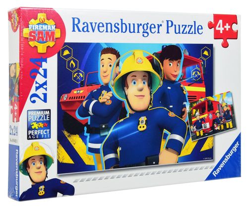 Ravensburger Puzzle Strażak Sam 2x24 na Arena.pl