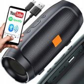GŁOŚNIK BLUETOOTH BEZPRZEWODOWY MOBILNY TUBA MOCNY CZYSTY DZWIĘK AKUMULATOR