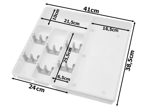 Wkład do szuflady na sztućce organizer rozsuwany na Arena.pl