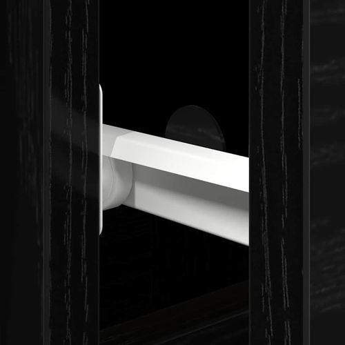 Bufet Czarny dąb 101,5 x 35 x 70 cm Materiał drewnopochodny na Arena.pl