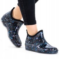 Kalosze kwiatki gumowce krótkie WKŁADKA niskie gumiaki wygodne Wojtyłko