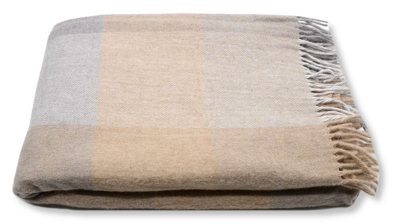 Koc Wełniany 150X200 Kratka 18739 zdjęcie 2