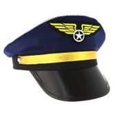 czapka pilota lotnik pilot samolot lotnisko