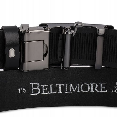 Zestaw męski skórzany portfel pasek duży Beltimore na Arena.pl