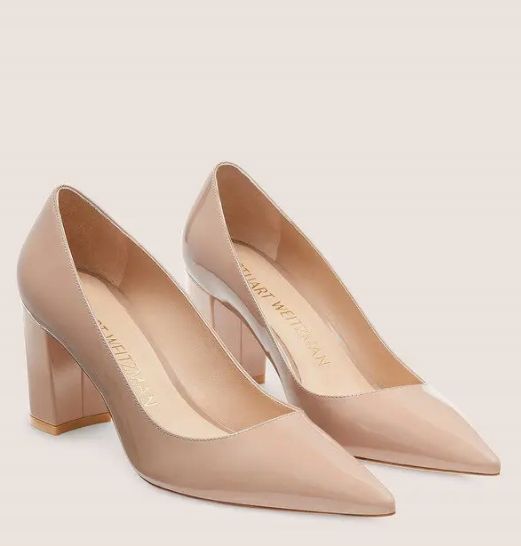 STUART WEITZMAN stuart 75 block pump r.38 zdjęcie 1