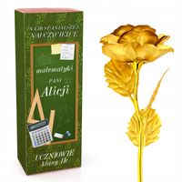 ZŁOTA RÓŻA na ZAKOŃCZENIE ROKU dla nauczycielki