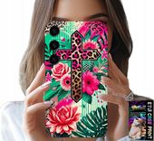 ETUI DO SAMSUNG GALAXY S24 PLUS - KRZYŻ, RÓŻA CHRZEŚCIJAŃSTWO JEZUS PLECKI