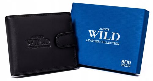 Always Wild pojemny męski portfel skórzany z RFID na Arena.pl