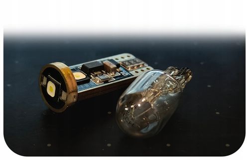 2x Żarówka LED W5W T10 S5 6000K biel MOCNE DIODY CSP SERIA PRO WHITE CANBUS na Arena.pl