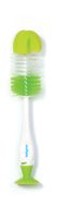 B.O.728/02 Szczotka do butelek i smoczków samostojąca z przyssawką i chowaną mini szczoteczką zielona TAKE CARE*