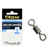 KRĘTLIKI Wałeczkowe ASSAN KRĘTLIK 10szt r 8/19 kg