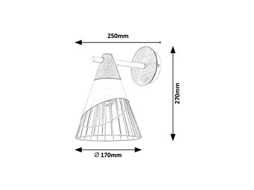 Lampa ścienna Isaac na Arena.pl