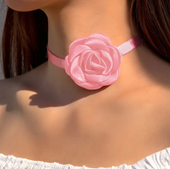 naszyjnik choker różowy na wieczór panieński [wp-chk1-roz]
