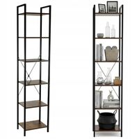 REGAŁ SŁUPEK LOFTOWY INDUSTRIALNY DO SALONU BIURA PÓŁKA METALOWY NA