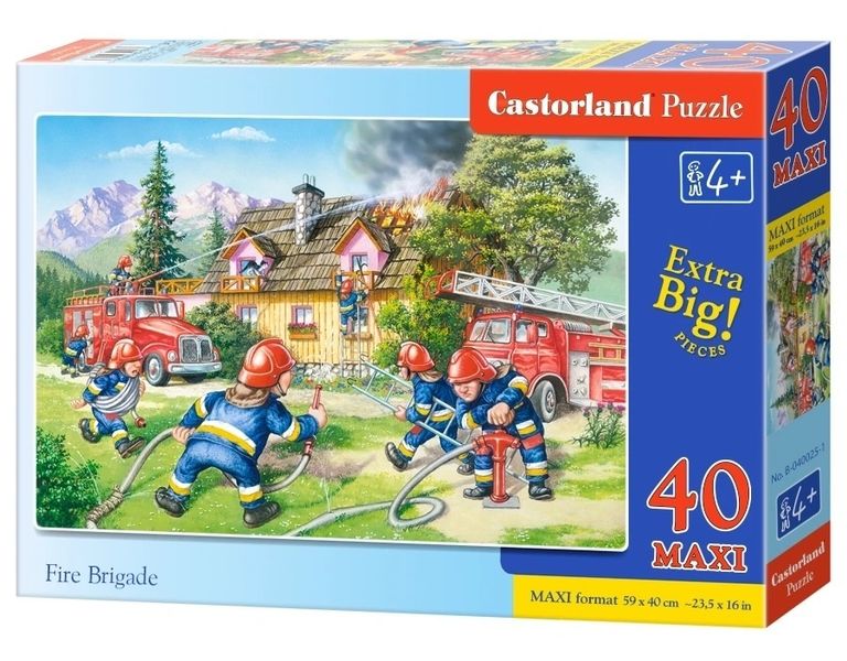 PUZZLE 40 EL.MAXI FIRE BRIGADE zdjęcie 1