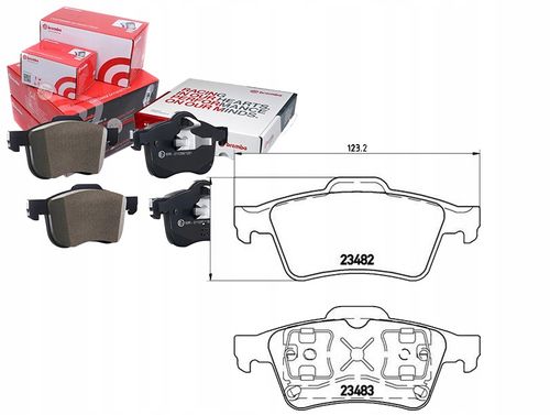 KLOCKI HAM RENAULT LAGUNA 01- BREMBO na Arena.pl